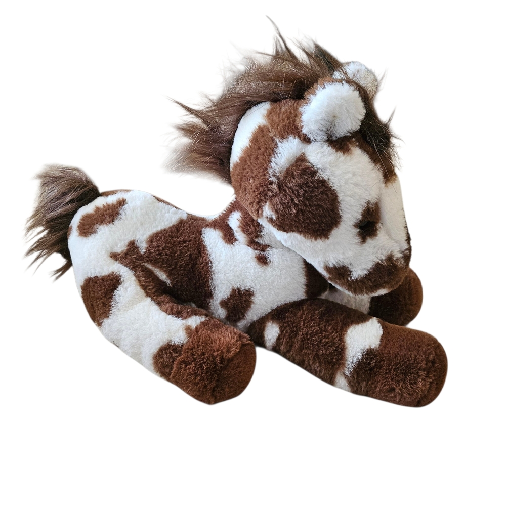 Animal Adventure Cuddly Brown and White Horse Plush Toy